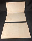 Lot Of 3 Vintage Tobacco Punch Card  Lucky Strike camel chesterfield  Unpunched