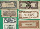 Ww-ii Philippines - Lot  Of 7 Different - Jim Japanese Invasion Money