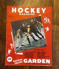 1938 New York Rangers Vs Boston Bruins Program - Madison Square Garden W  Insert