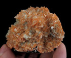 Gorgeous High Quality Orange Heulandite Crystals With Okenite