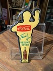 Original Coca Cola Policeman School Zone Novelty Keychain 2-sided Cool 