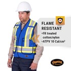  Hi Vis Fr Surveyor s Safety Vest Small Royal Blue