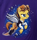 Star Wars Han Solo Rebel My Little Pony Purple T-shirt Size Xxl Teefury