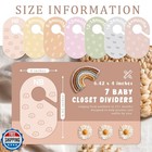 Slapaflife Baby Closet Dividers  Double-sided Cute Design Baby Cl