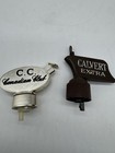 Vintage Canadian Club   Calvert Extra Whiskey Liquor Bottle Pourers Advertising