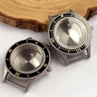 New 40mm Double Dome Sapphire Glass Sandblast Watch Case Fit Nh35 Eta2824 Pt5000