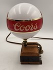 Vintage Coors Beer Globe Lamp Clock Bar Light Kcs Industries Breweriana Works