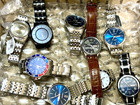 Mix Lot Of Armitron Men s Watches   Parts - Broken As Is For Repair Parts 38 Pcs