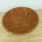 Cg Granville Vermont Turned Wood Out Of Round Dough Bowl 16  Rustic Farmhouse