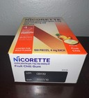 Nicorette Fruit Chill 4mg Coated Gum 100 Pieces  Exp 10 2027