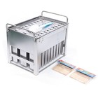 30  Ice Cream Stainless Steel Molds Ice Pop Lolly Popsicle Stick Holder Summer