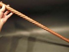 Antique Style Victorian Cane Wooden Walking Stick Vintage Solid Brass Handle