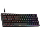  60  Mechanical Gaming Keyboard  Mixed Colors Led Backlit Red Switch Black