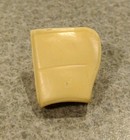 1960 s-70 s Auth Marx Johnny West General Custer Gauntlets Gloves Light Yellow