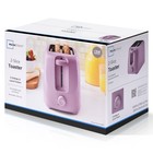 2-slice Toaster With 6 Shade Settings And Removable Crumb Tray  Lilac Bloom