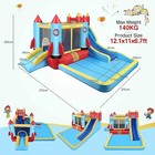 Inflatable Bounce House water Slide Park For Kids With 450w Blower   Splash Pool