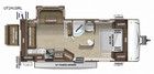 2021 Highland Ridge - Open Range Ultra Lite Floorplan  Ut2410rl