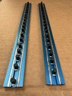 2 Vim Mr12b Magrail Tl 12  40 Piece Blue Magnetic Socket Tool Storage Rails Gm