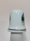 Pikes Peak Travel Souvenir Thimble White Ceramic Colorado 14 100 Feet