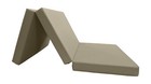 Twin Trifold Foam Bed  Shikibuton  Sleepover Ottoman Mattress 4 X39x 75 Tan