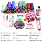 2 Layers Sewing Kits With Vintage Box Sewing Accessories Supplies Kits For Ad   