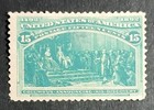 Rare Us Stamp  Fine Mint Scott  238 1893 15c Columbus Announcing His Discovery