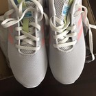 Adidas Lite Racer Cln Running Shoes Big Kids Youth Size 3 Gray Green Pink New