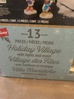 New  Disney Holiday Village W  Light   Music 13-piece Set  no Assembly Required 