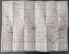 Coryell 70 Gasoline Road Map Of Iowa 1941 -- Shipping Included