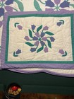 Nostalgia Home Romantic Spring Floral Queen Quilt 95    X 81    Purple Cottage Core