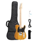 Hot Gtl 39  Maple Electric Guitar Ss Pickup Kit With Bag Accessories Beginner