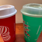 Lot Of 2 Collectable Starbucks Reusable Plastic Tumbler Travel Cup Mug  grande 