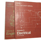 Ford Lincoln Mercury Car Service Repair Shop Manuals Vol 2   3  original  1974 