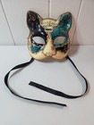 Venetian Cat Mask Handmade In Venice Italy