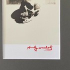 Andy Warhol Awesome 1984 Signed Skull Print Matted 8x10  