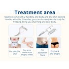 2 Handles Cold Freezing Beauty Machine For Body Massage Double Chin Removal