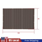 6     10  Brown Tall Privacy Fence Screen Windscreen Garden Yard Mesh Shade Cover
