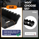 2 Pack Tire Metal Gripper With Tire Straps anti-skid Emergency Mud Vehicle Recov