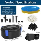 All-in-one Koi Pond Filters For Outdoor Ponds 200-350 Gal  Pond Fountain Pump