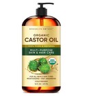 Premium Organic Castor Oil 100  Pure And Hexane-free Cold-pressed Beauty 16 Fl 