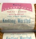 Jc Penneys 100  Virgin Wool Yarn Worsted 2 Skein 4 Ply 4 Oz Mexican Gold Vtg New