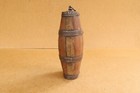 Vintage Barrel Primitive Wood Barrel Canteen Keg Antique Water Bottle Xix-xx
