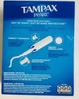 Tampax Pearl Tampons Super Unscented Leakguard Protection 18 Count