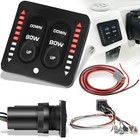 Led Indicator Tactile Trim Tab Switch 15170-001 For Lenco Marine Single Actuator