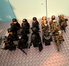 Custom Lego Minifigure Swat   Military Soldiers W  Accessories