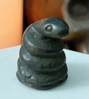 Grandmother s Burmese Weizza Mercury Bronze Cobra Opium Weight Ca 1830 - Voodoo