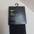 Nike new dry Head Tie dri-fit 3 0 Headband black sweat-wicking adjustable new