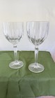 Waterford Marquis Set Of 2 Omega Vertical Cut 8 5    Crystal Wine Glass