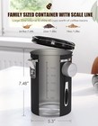 Airtight Coffee Canister  16oz Small Stainless Steel Coffee Bean Storage Contain