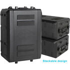 4u Rack Case Hdpe Road Case Shallow 10 2  Depth 19  Rackmount Flight Case